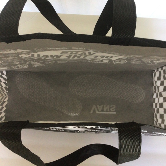 VANS OFF THE WALL GRAPHIC PRINT TOTE BAG - Picture 9 of 12